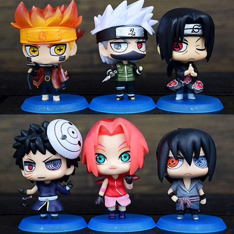 Conjunto 6pcs de Naruto - ZonaForte