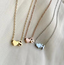 Colar com Inicial e Coração - ZonaForte